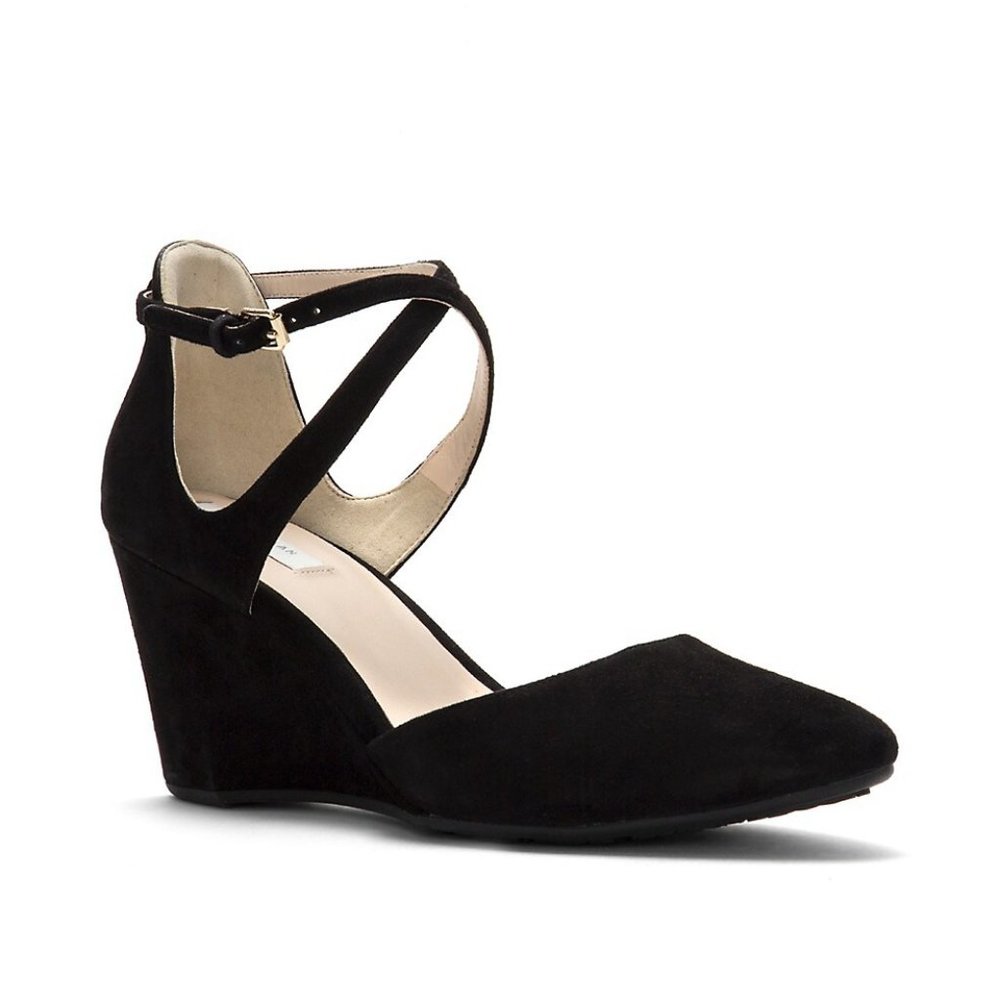 Cole Haan Lacey Ankle Strap Wedge (75mm)